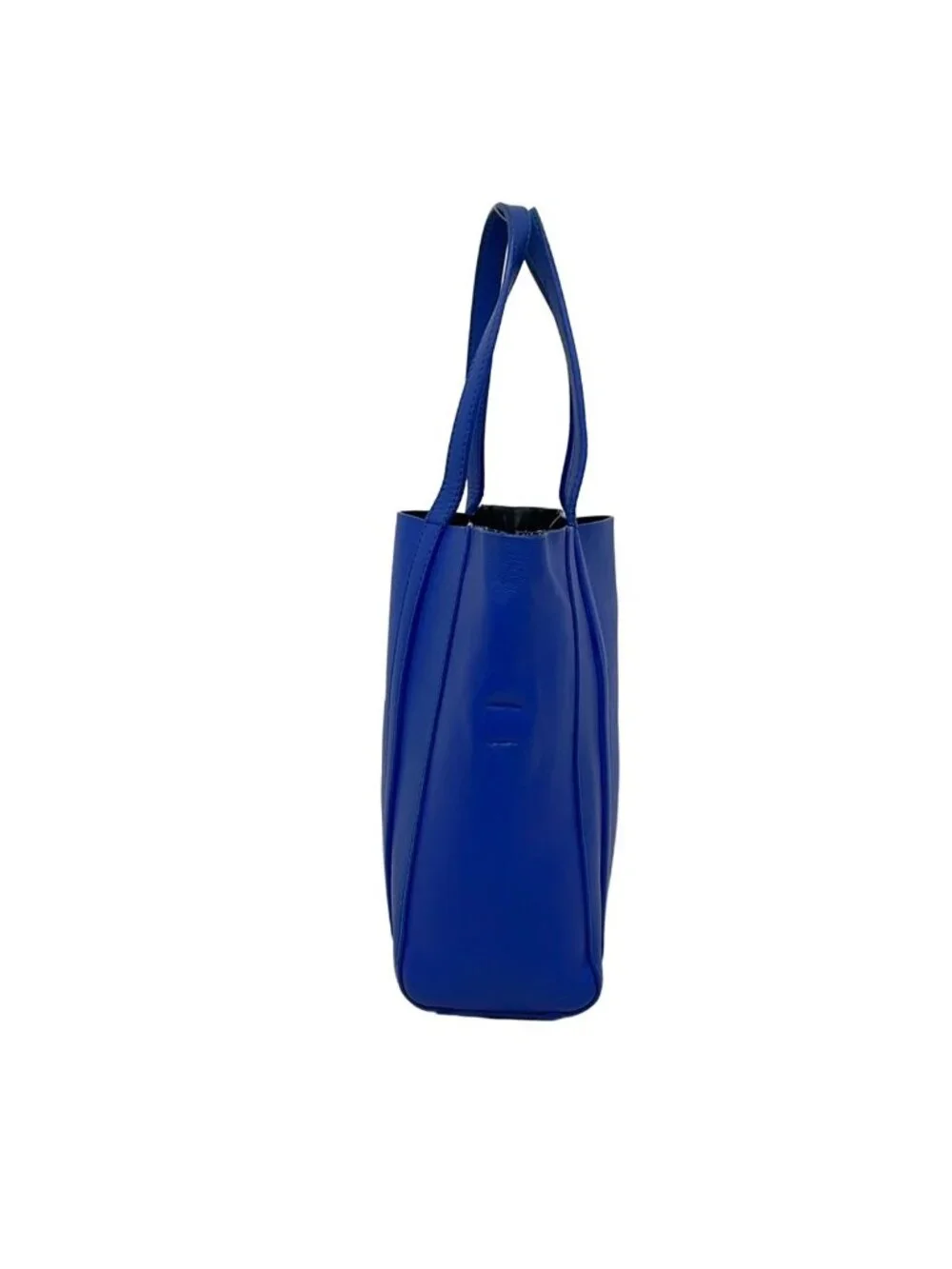 Balenciaga Tote Everyday Xxs Blue 2-Way Leather